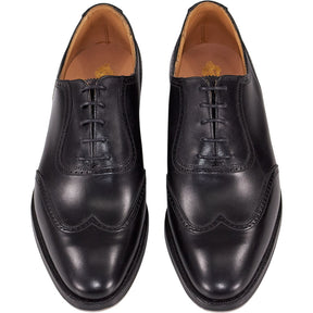Crockett & Jones Black Leather Oxford Shoes