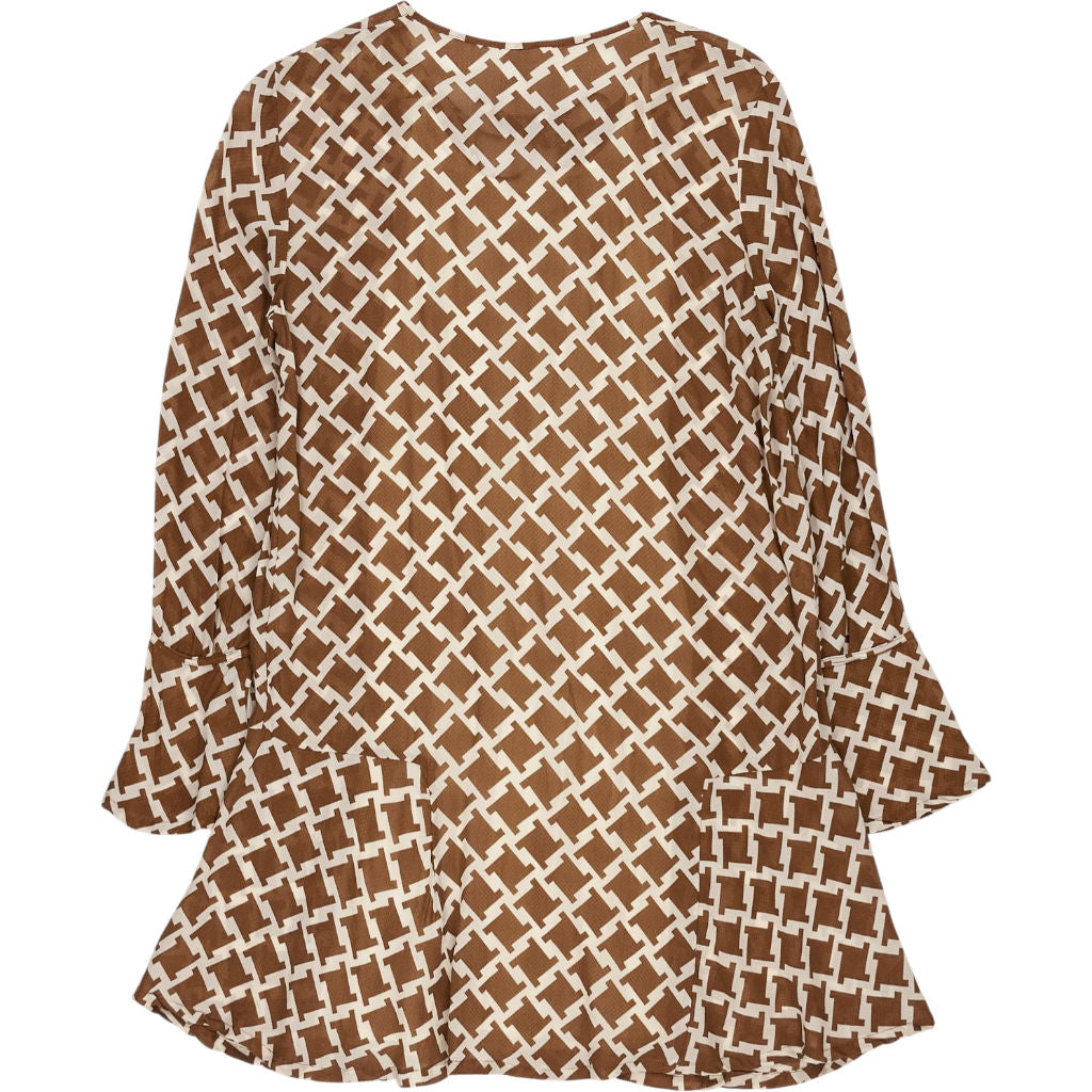 Baum Und Pferdgarten Brown Patterned Dress