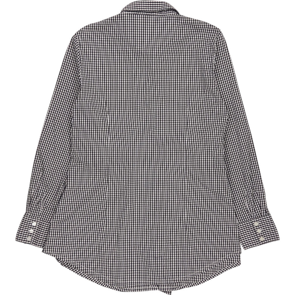 Isabella Oliver Black White Gingham Maternity Shirt