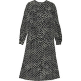 A.P.C. Black Floral Midi Dress