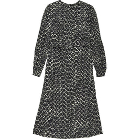 A.P.C. Black Floral Midi Dress