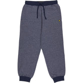 Lyle & Scott Navy Contrast Marl Joggers