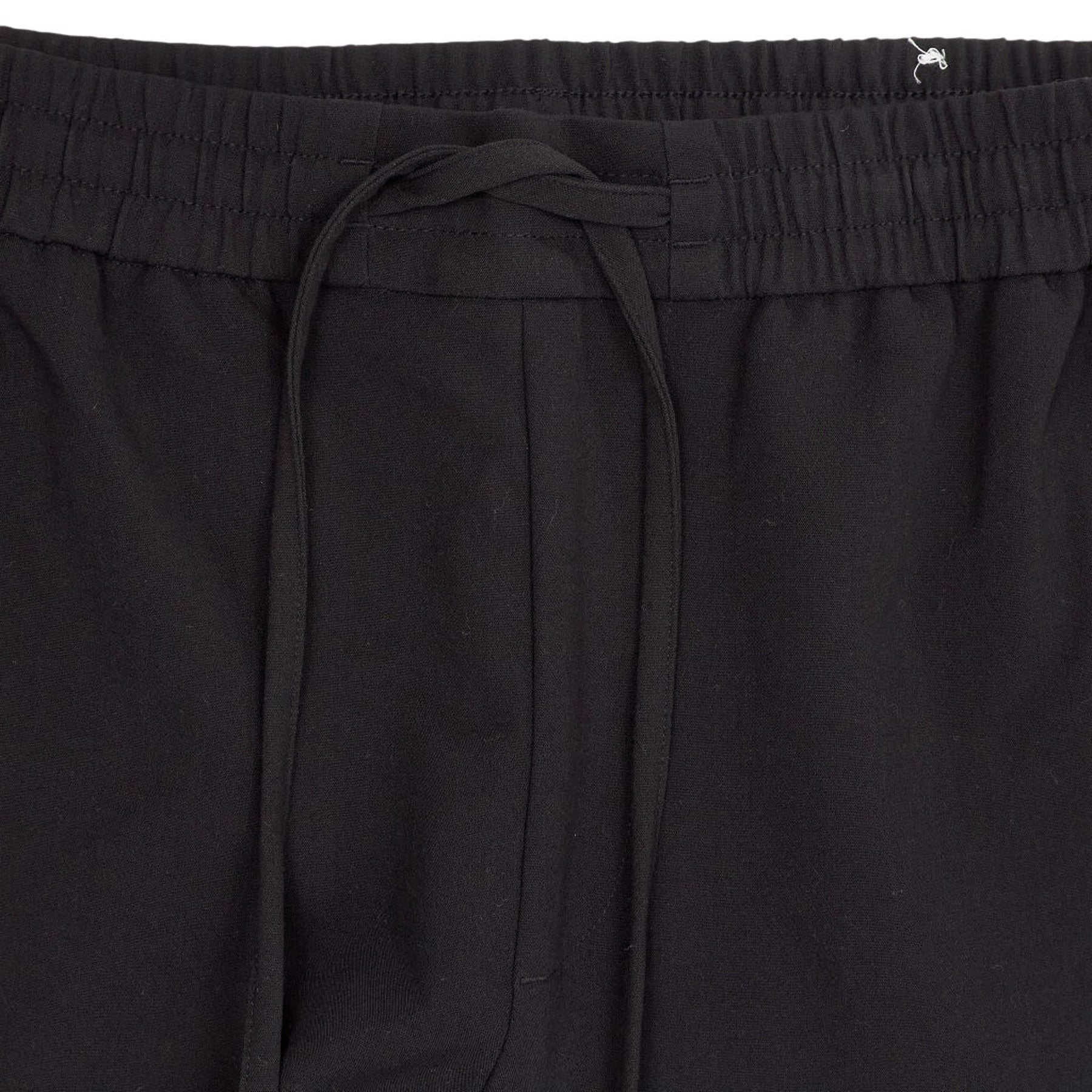 Pull & Bear Black Elastic Waist Trousers