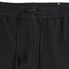 Pull & Bear Black Elastic Waist Trousers