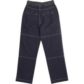 Wyse Black Cara Cotton Trousers