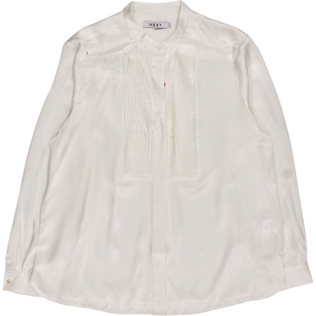 NRBY Ivory Silk Blouse