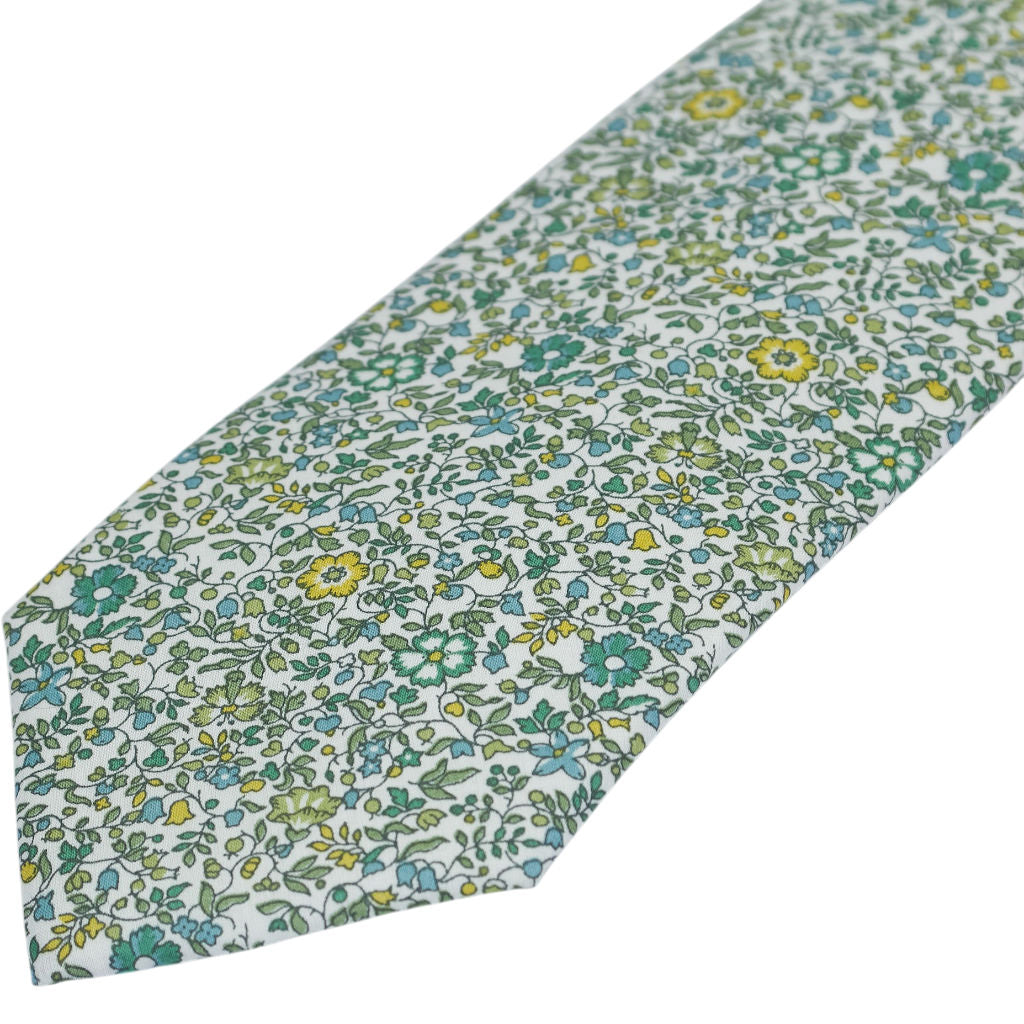 Moss x Liberty Fabric Multicolour Floral Cotton Tie Bundle  x 3