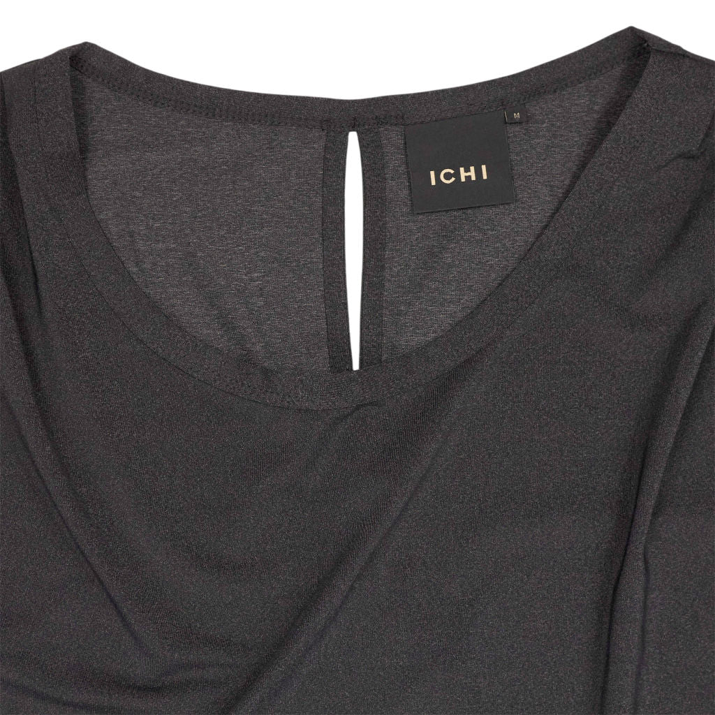 ICHI Black Long Sleeve Dress