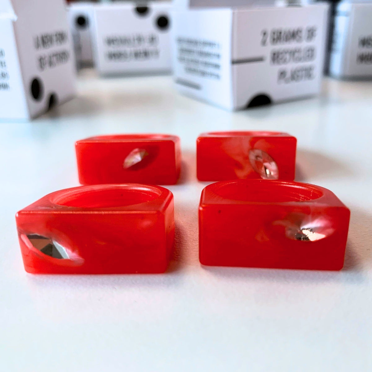 LIMITED EDITION 'Crisis Red' Ring from Müll Club - IN STOCK w/c 17th NOVEMBER