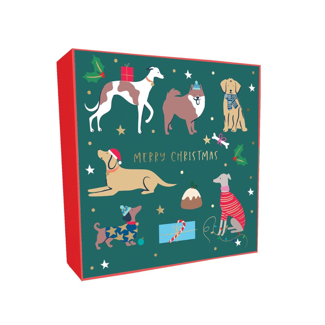 Christmas Dogs Christmas cards - pack of 8