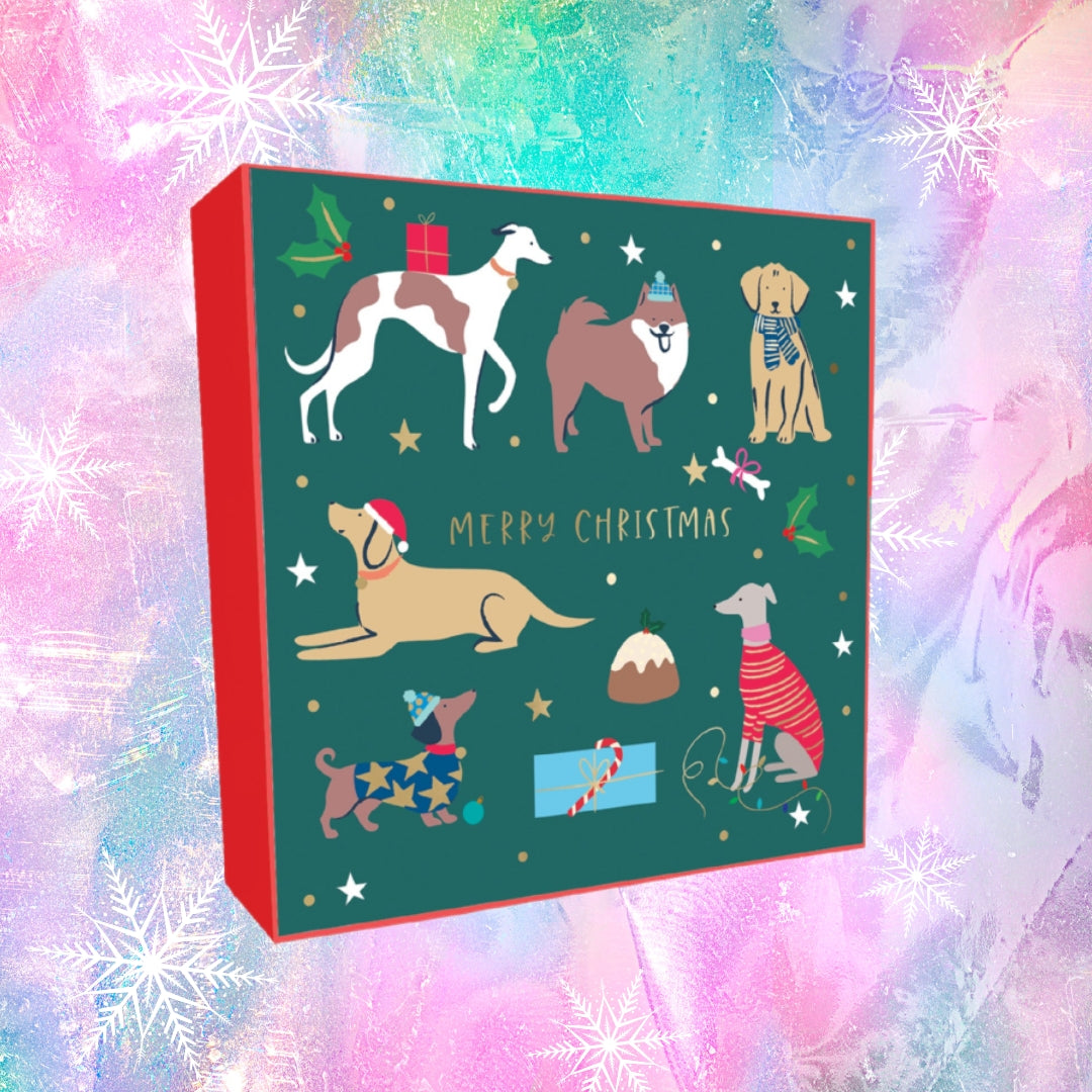 Christmas Dogs Christmas cards - pack of 8