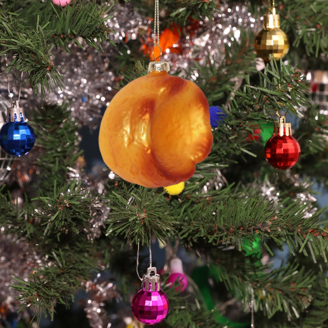 Yorkshire Pudding Glass Decoration