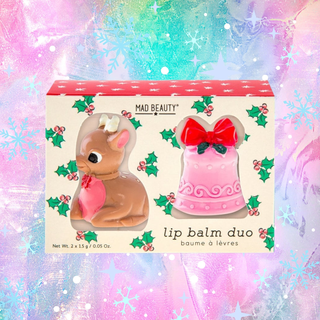 Retro Christmas Lip Balm Duo