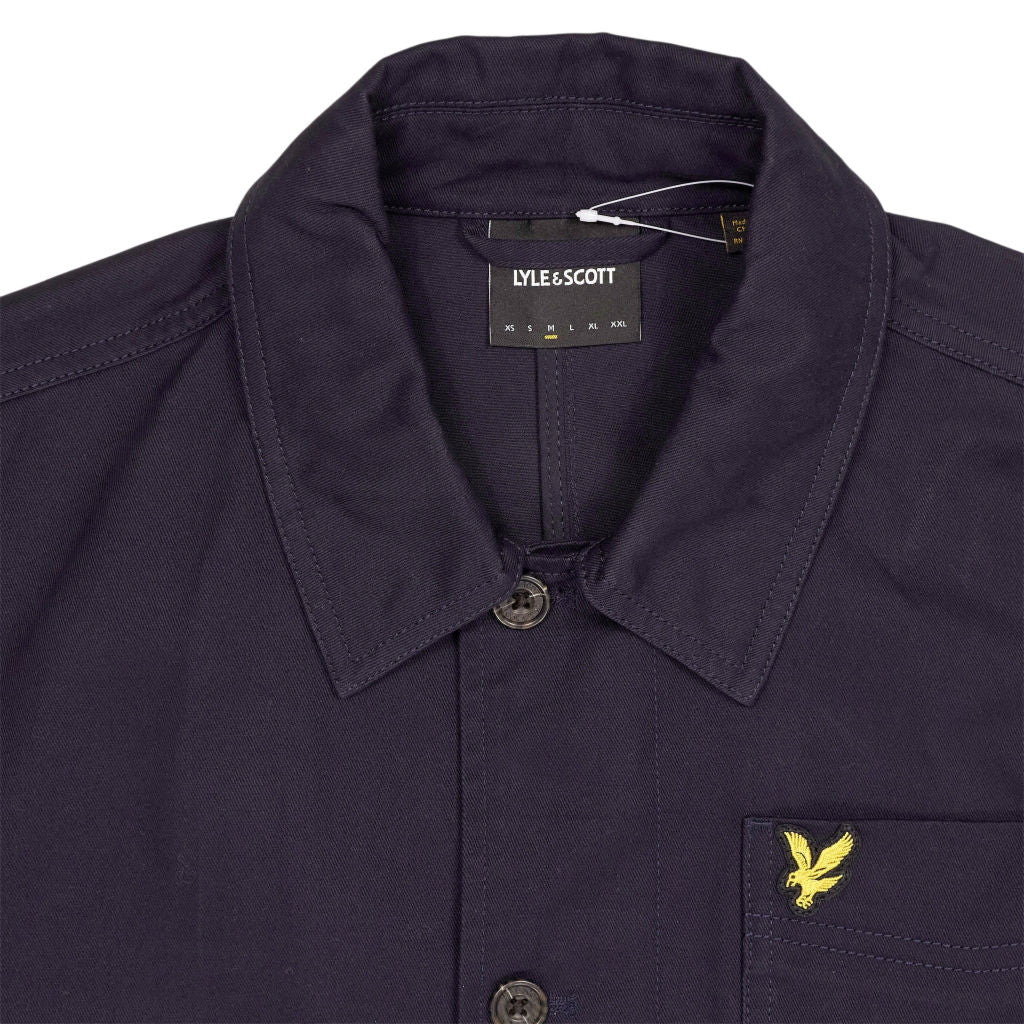 Lyle & Scott Navy Cotton 3 Pocket Jacket