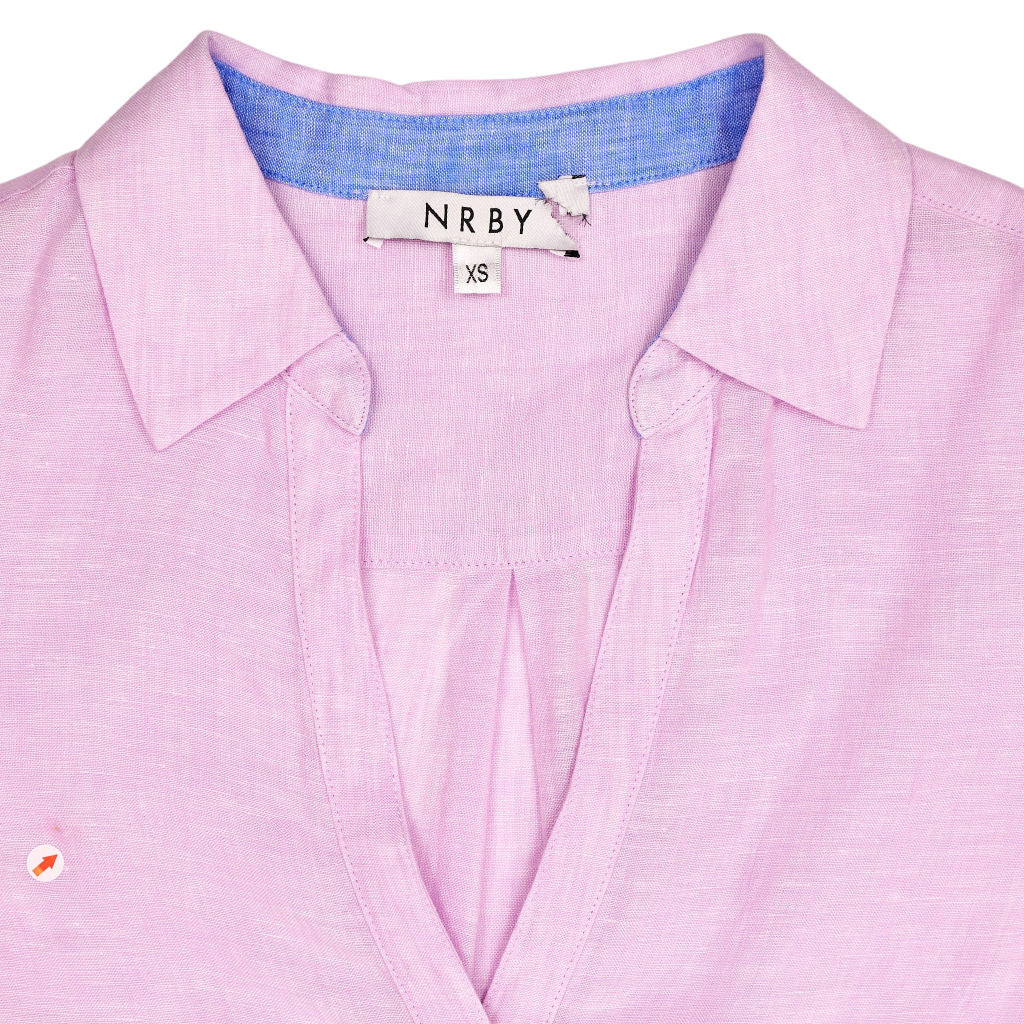 NRBY Pink Linen Shirt