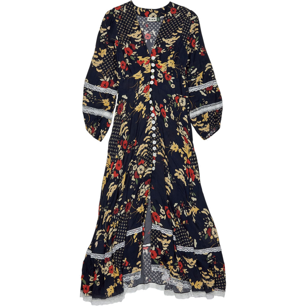 Rixo Multicoloured Raven Dress