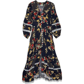 Rixo Multicoloured Raven Dress