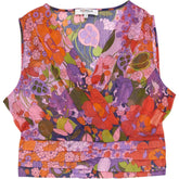 Morgan Multicolour Floral V-Neck Top