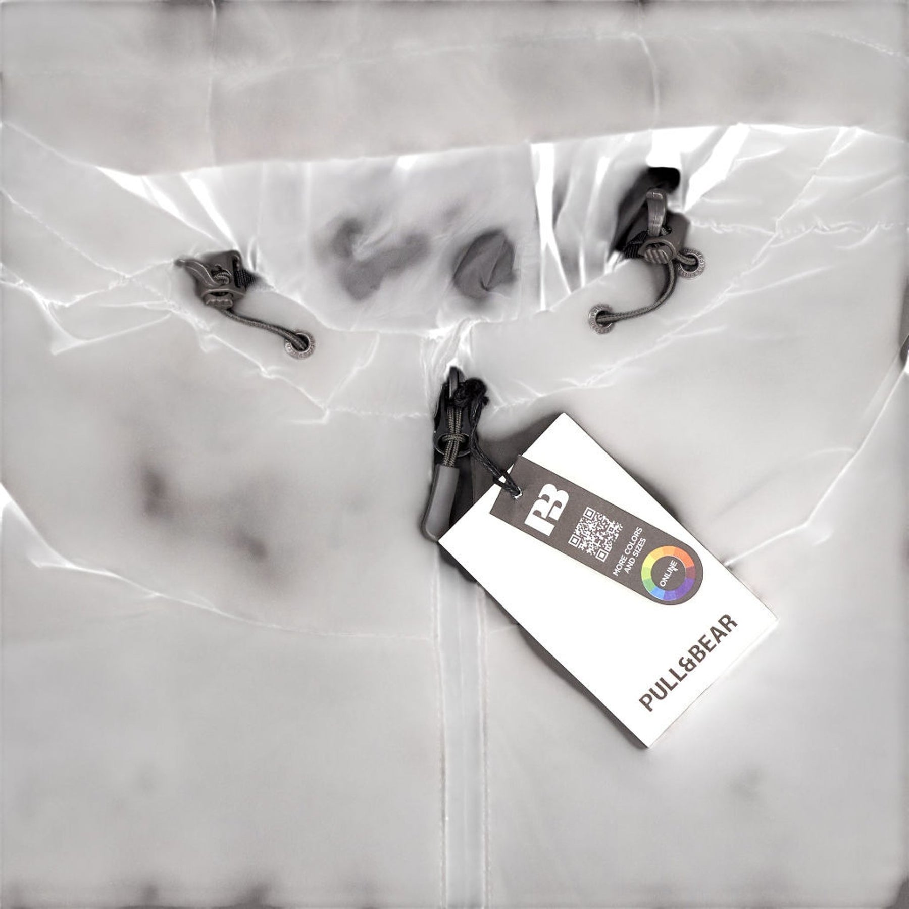 Pull & Bear Grey Puffer Jacket