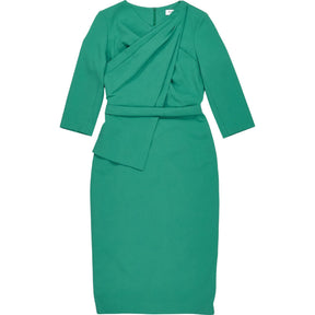 The Fold Green Midi Dress