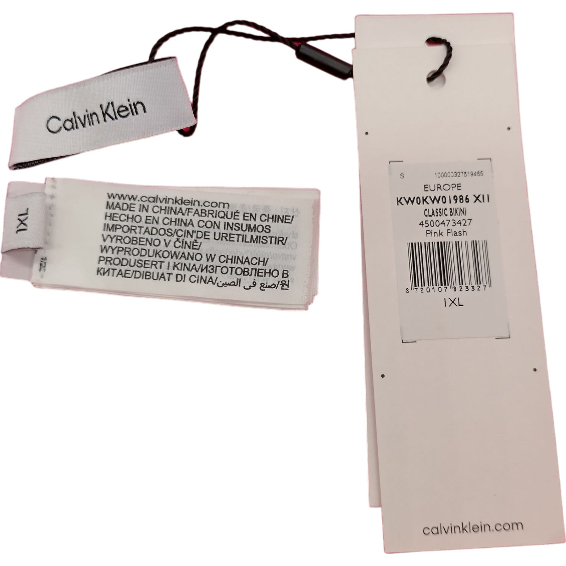 Calvin Klein Pink Flash Classic Bikini Brief