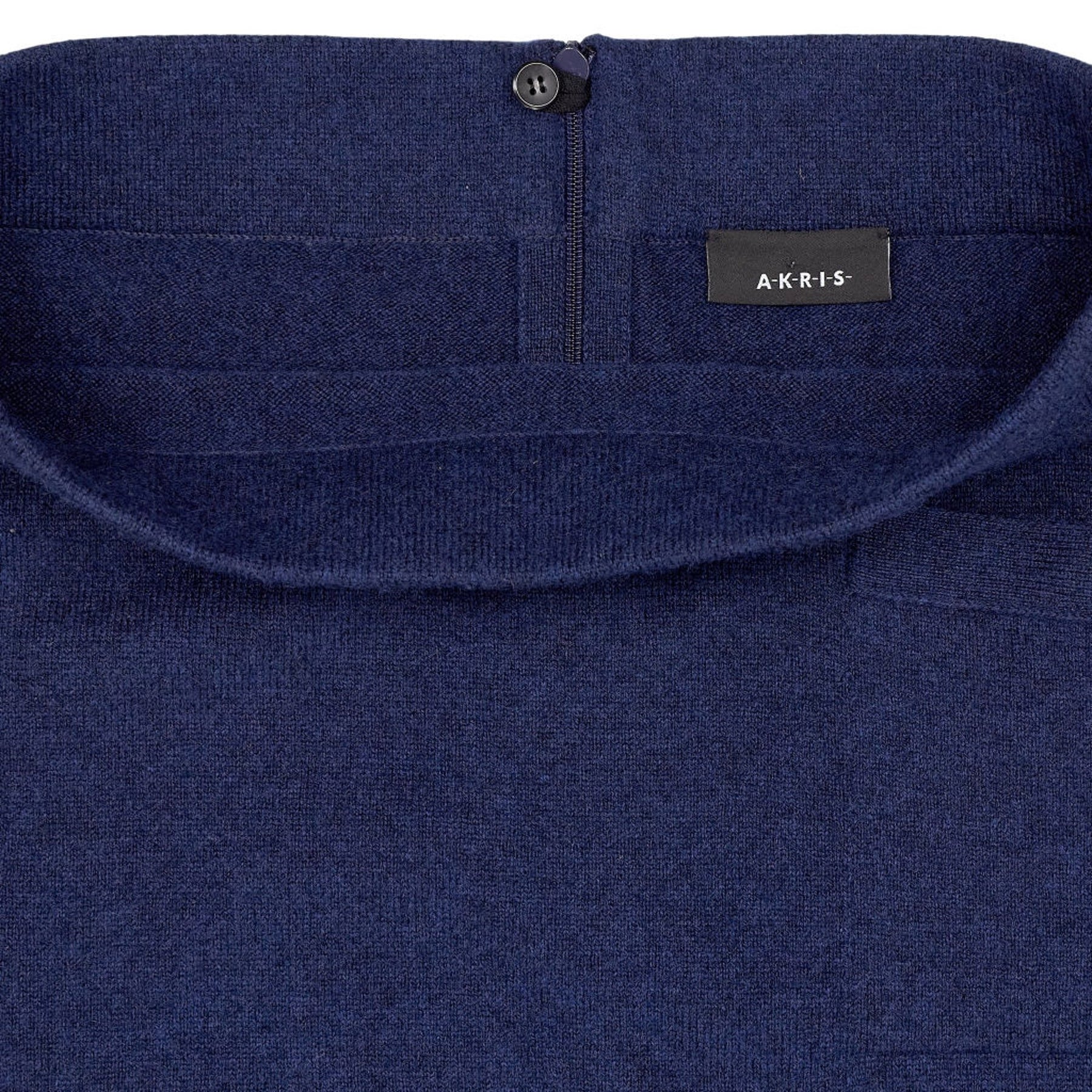 Akris Blue Cashmere Skirt