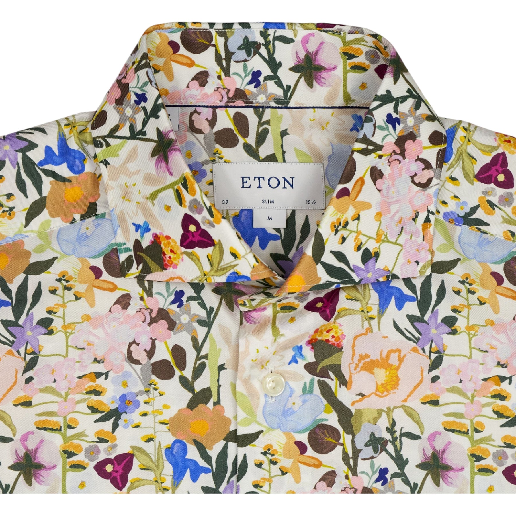 Eton Multicolour Floral Print Slim Fit Shirt