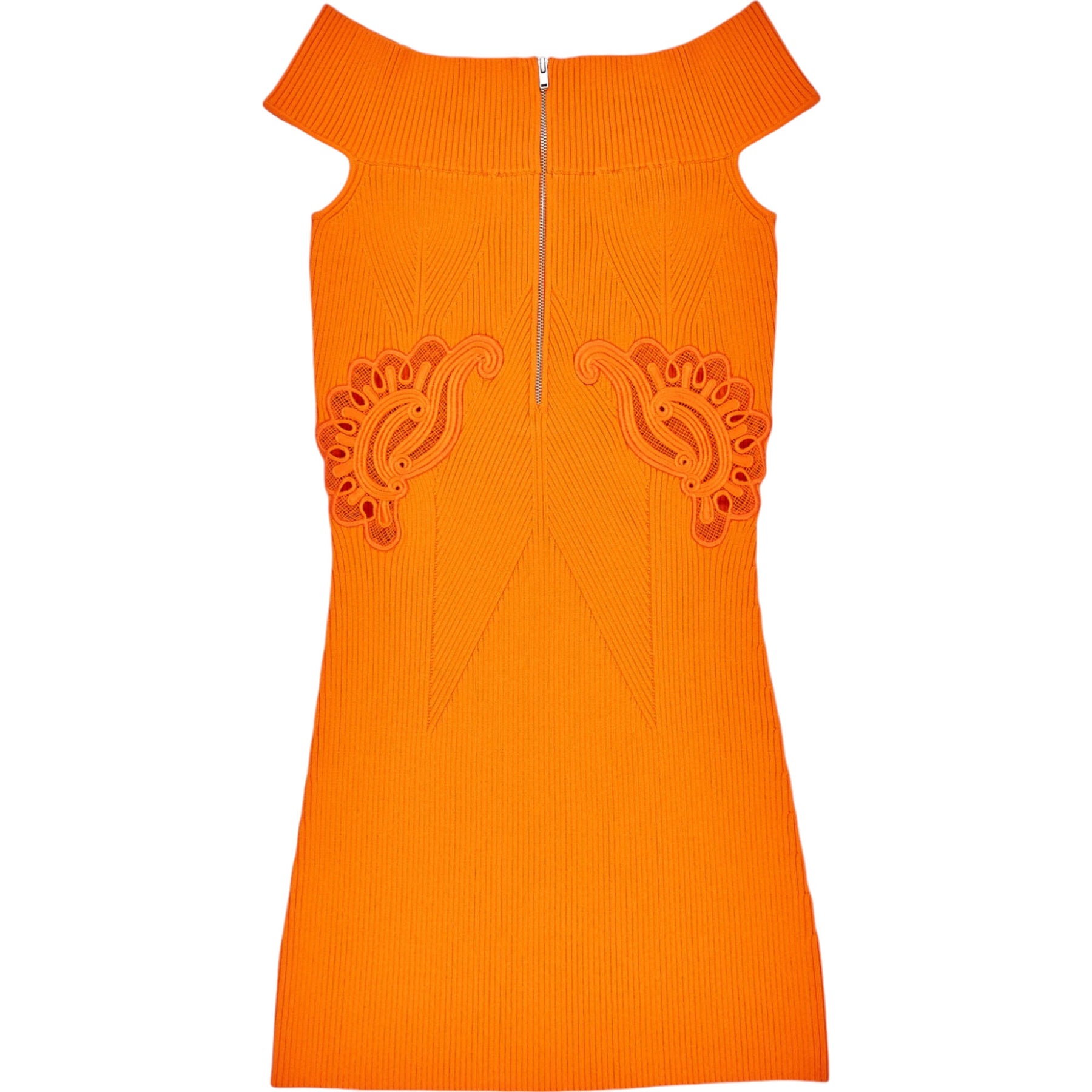 Self-Portrait Orange Ribbed Knit Mini Dress S | Shop from Crisis Online Self-Portrait Orange Ribbed Knit Mini Dress S | Shop from Crisis Online