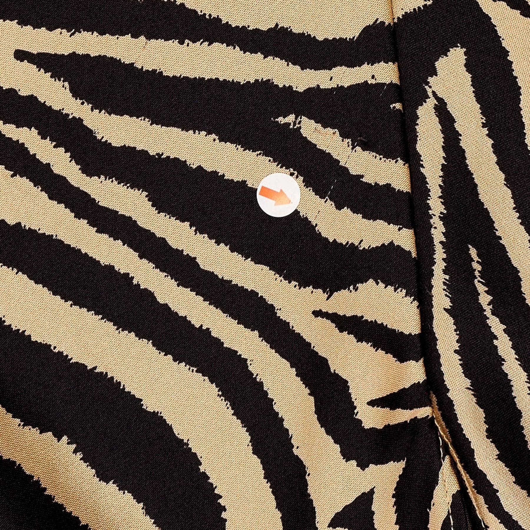 Anine Bing Beige Zebra Print Skirt