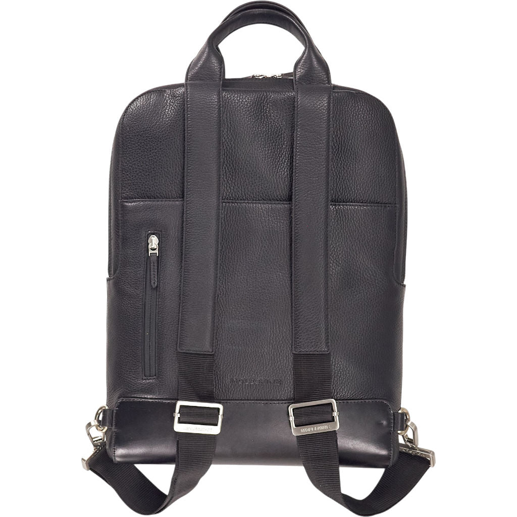 Moleskine Black Leather Backpack