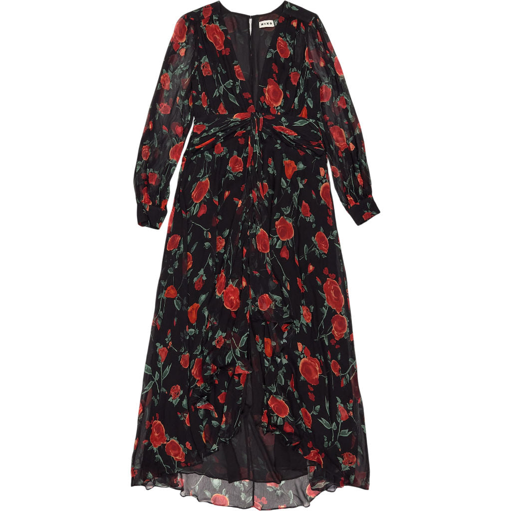 Rixo Black Meera Claudia Rose Dress