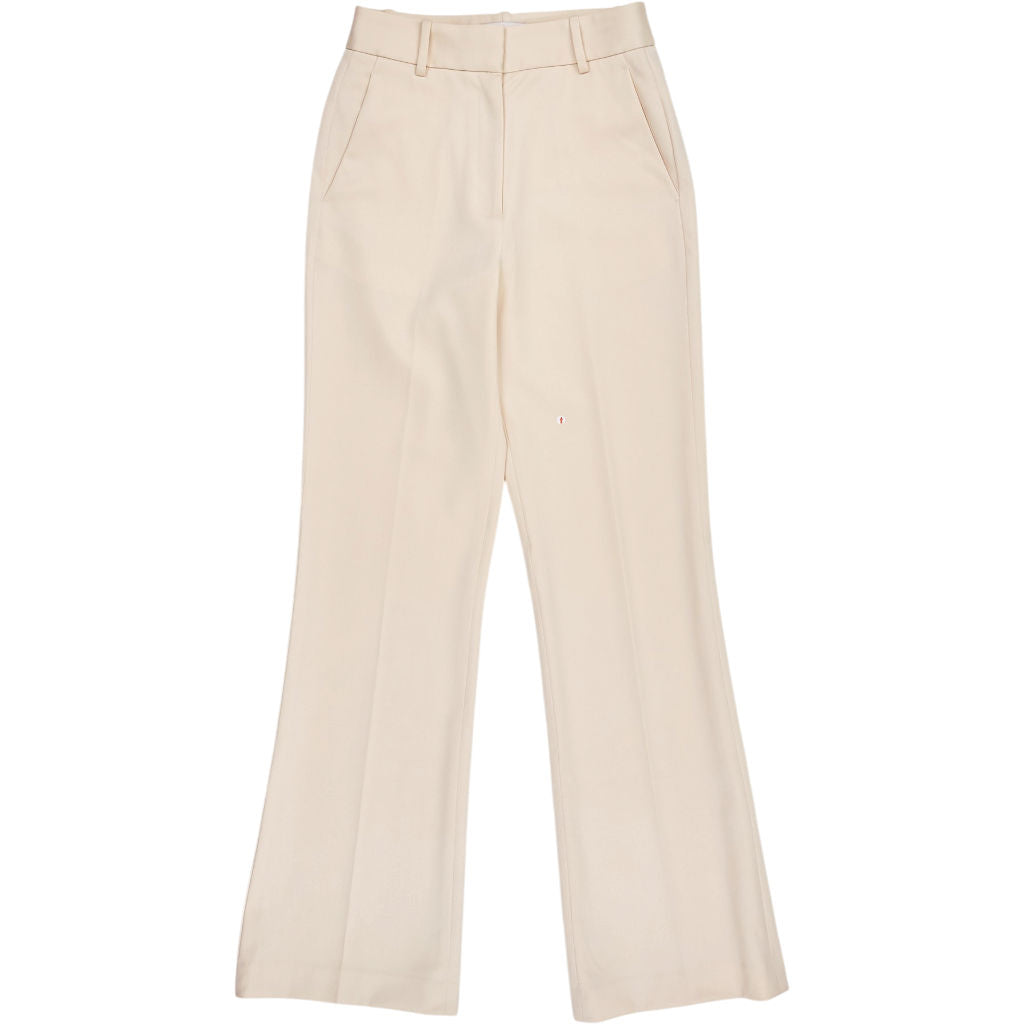 Reiss Cream Wool Blend Trousers