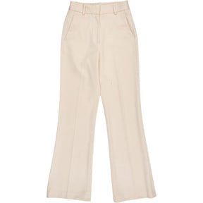 Reiss Cream Wool Blend Trousers