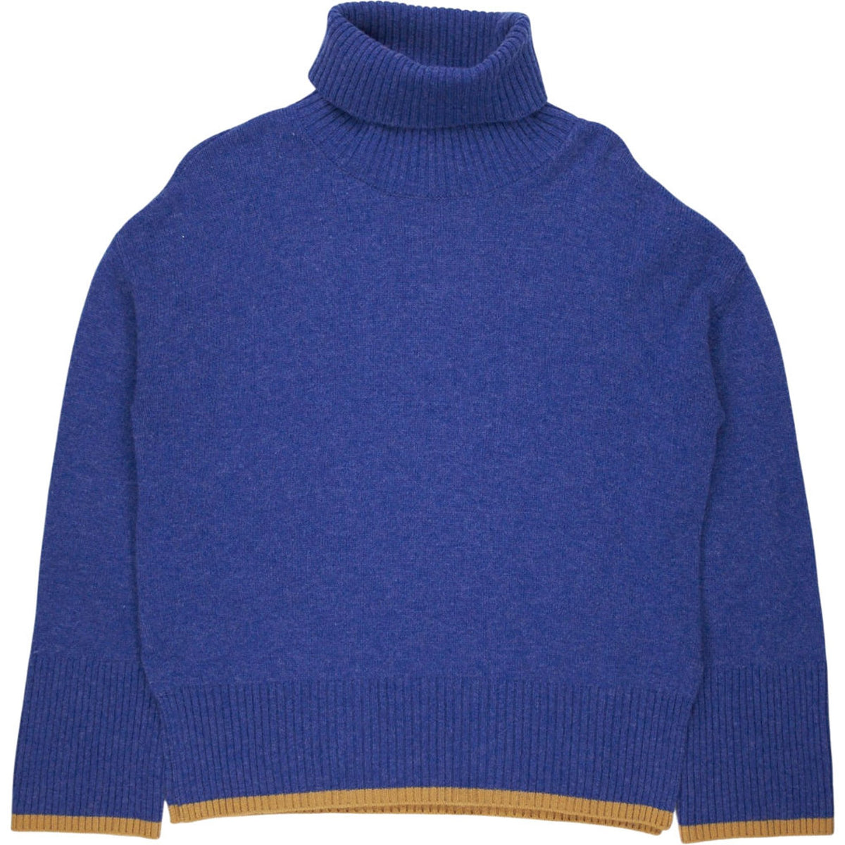 Beaufort & Blake Blue Roll Neck Sweater