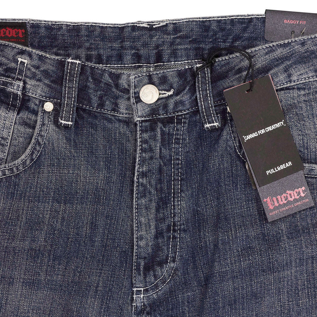 Pull & Bear Lueder Blue Baggy Fit Jeans
