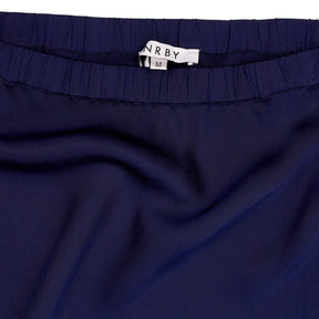 NRBY Blue Viscose Midi Skirt