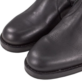 YMC Black Leather Slingback Shoes