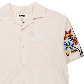 YMC Light Pink Embroidered Shirt