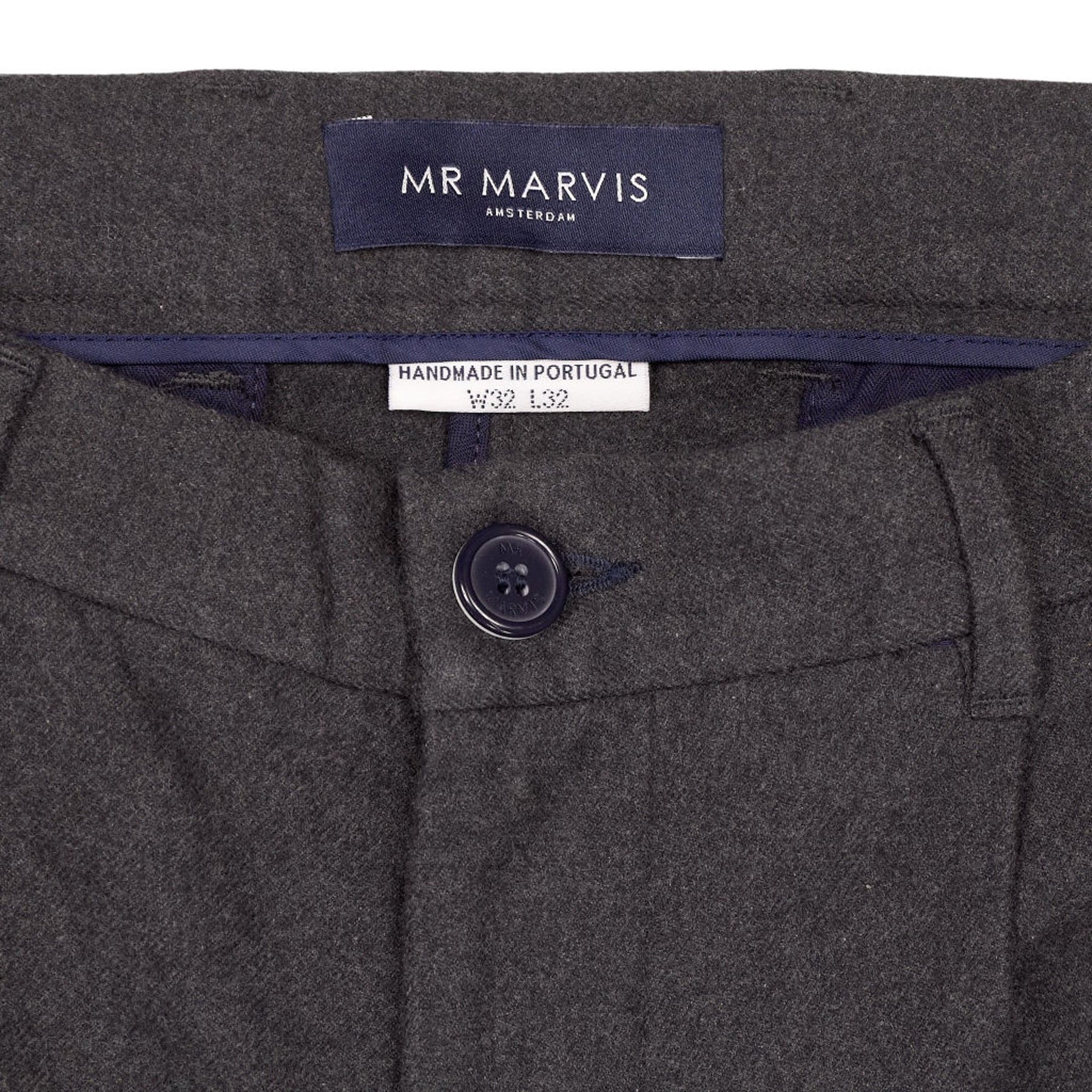 Mr Marvis Grey Trousers Organic Cotton