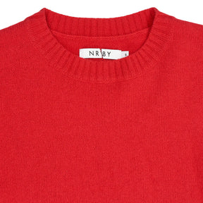 NRBY Red Merino Wool Sleeveless Top