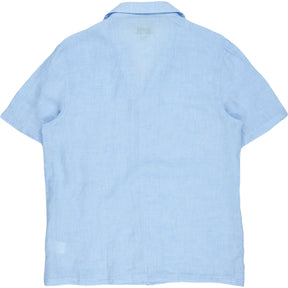 Moss Blue Linen Shirt