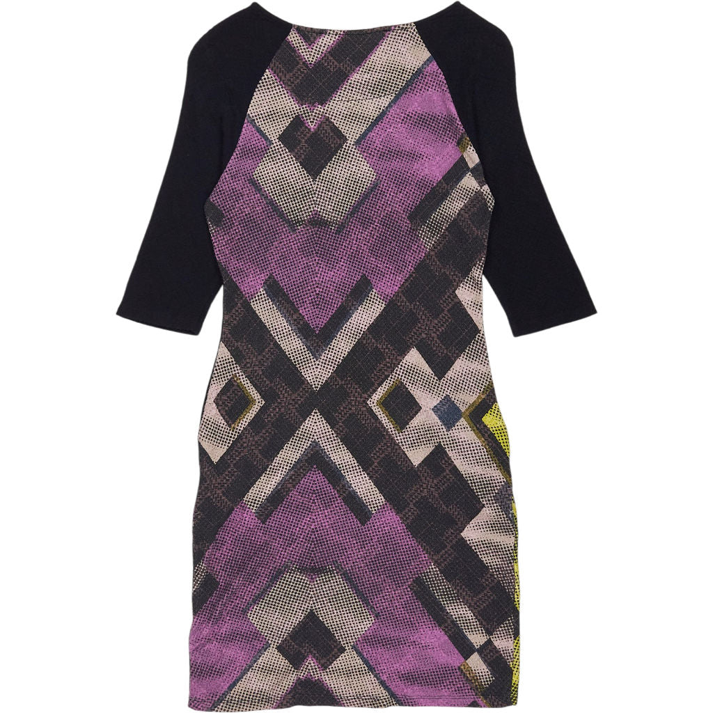Desigual by Christian Lacroix Multi Patterned Knit Dress