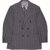 Thom Sweeney Grey Pinstripe Blazer