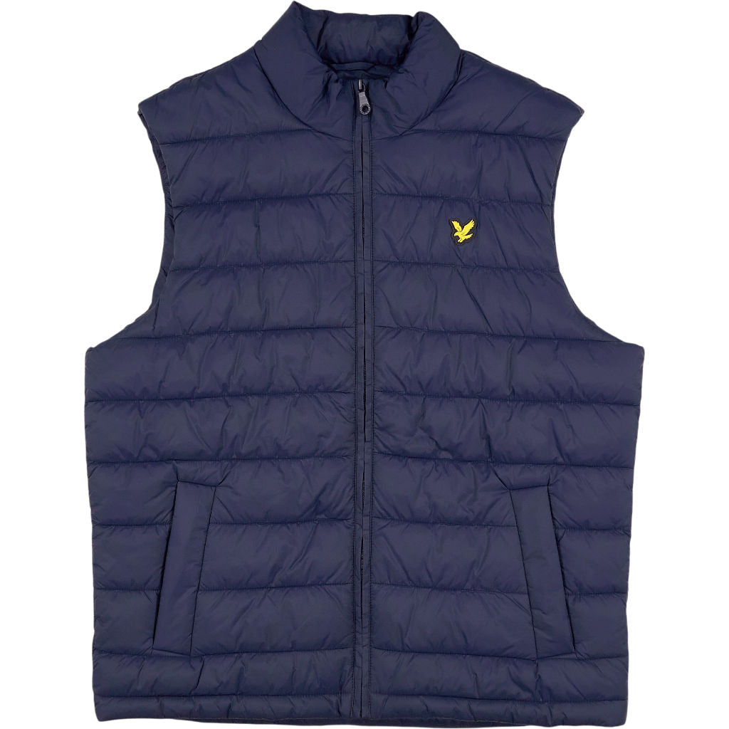 Lyle & Scott Navy Quilted Puffer Gilet