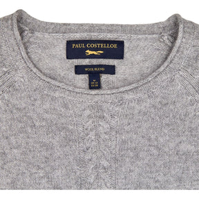 Paul Costelloe Grey Wool Blend Pullover Sweater Shop from Crisis
