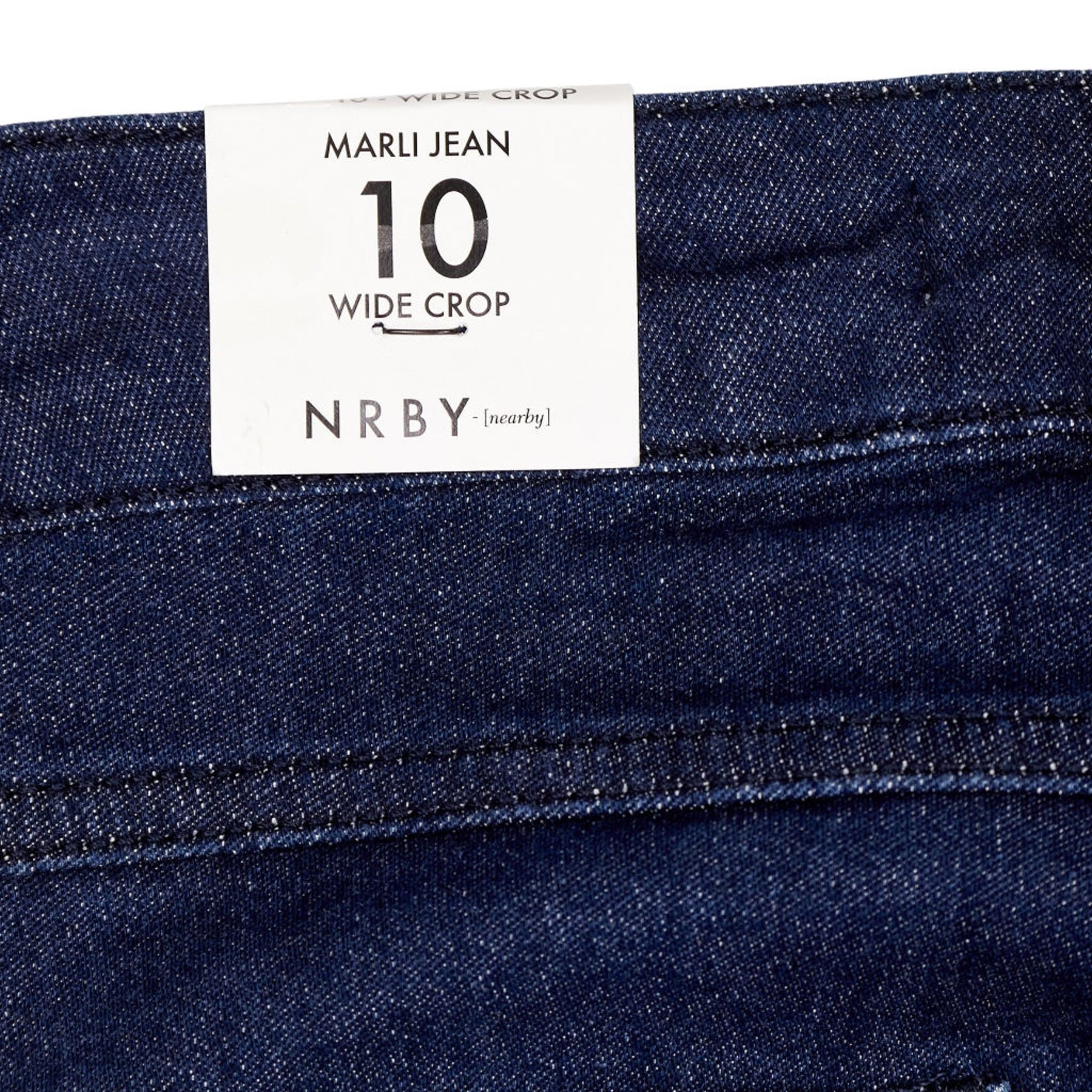 NRBY Blue Marli Jeans Wide Crop