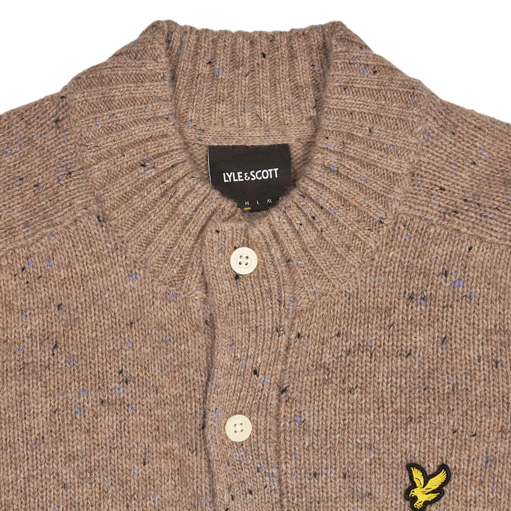 Lyle & Scott Beige Wool Cardigan
