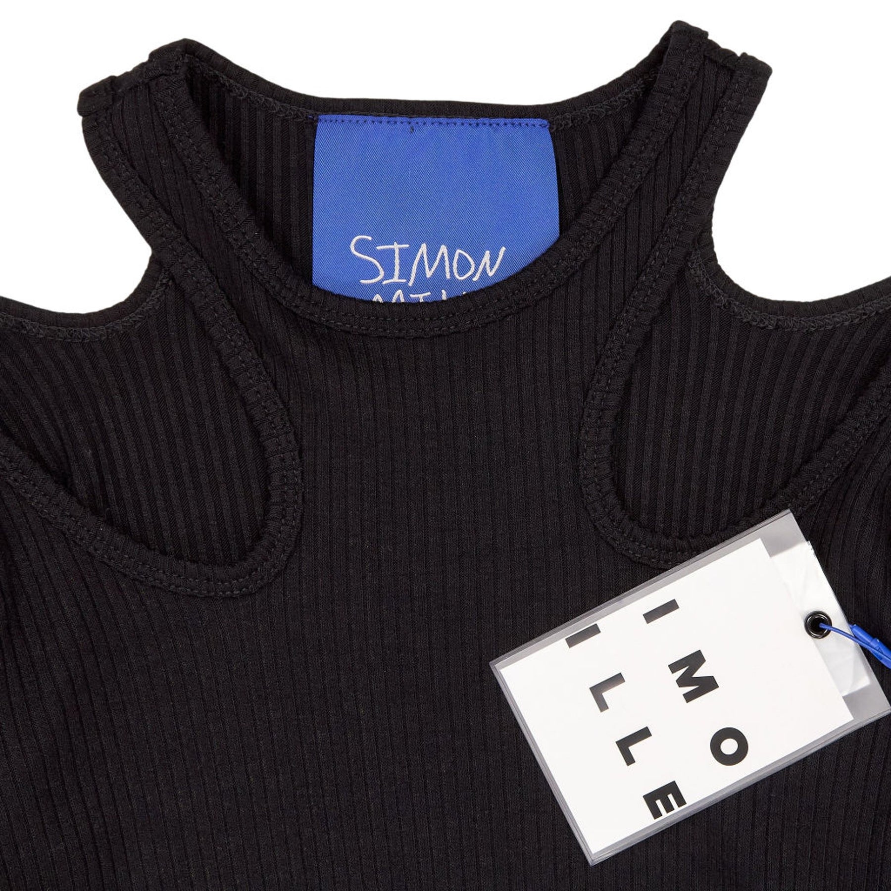 Simon Miller Black Ribbed Dress