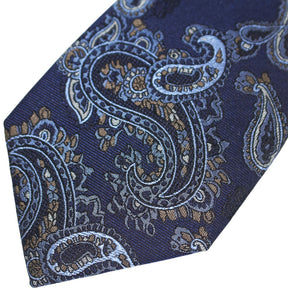 Moss Navy Patterned Tie Bundle x 3
