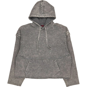 Pull & Bear Lueder Grey Acid Wash Hoodie